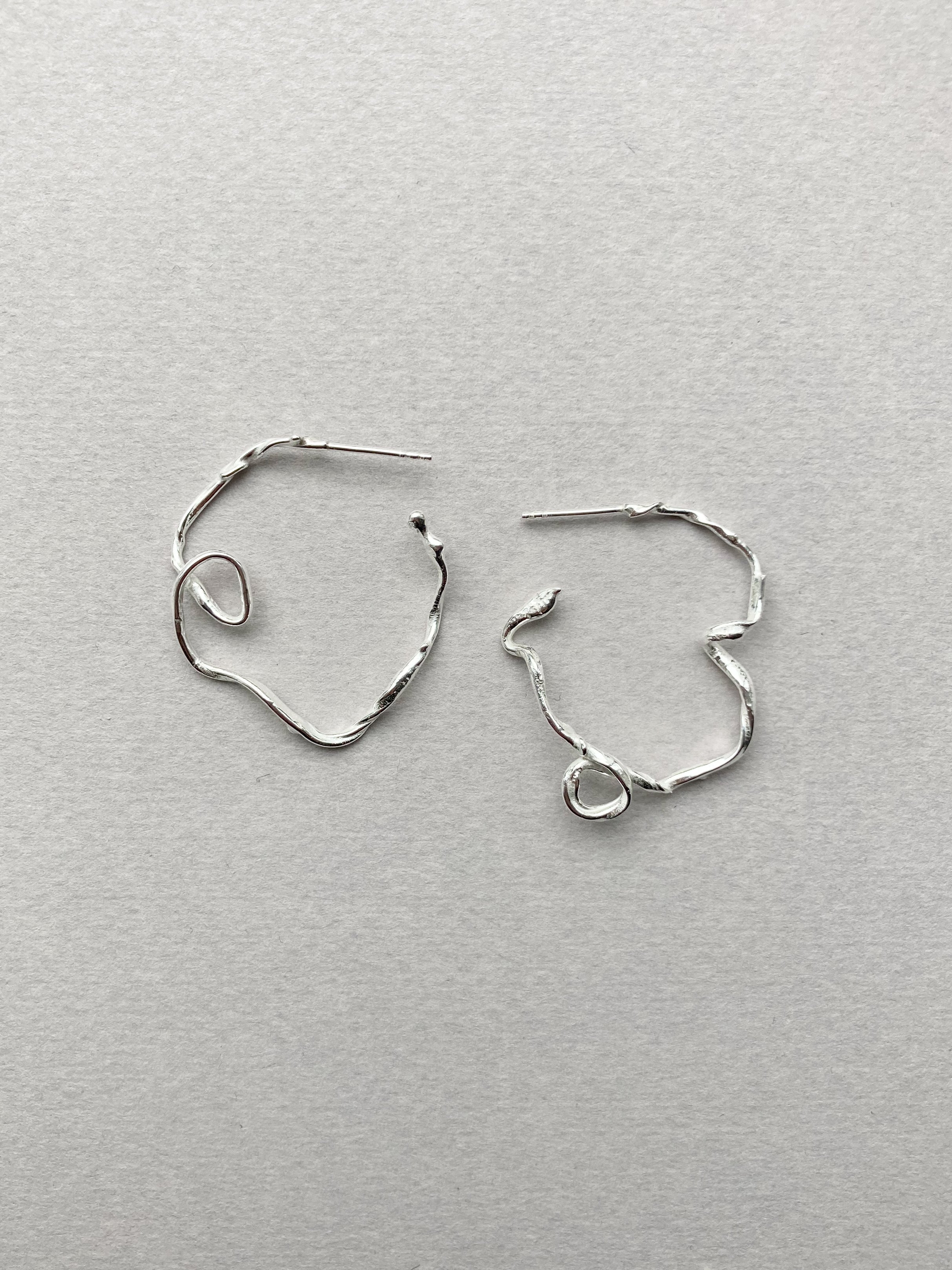 Sculptural Hoops 11